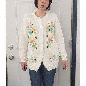 60s/70s‎ Floral Cardigan